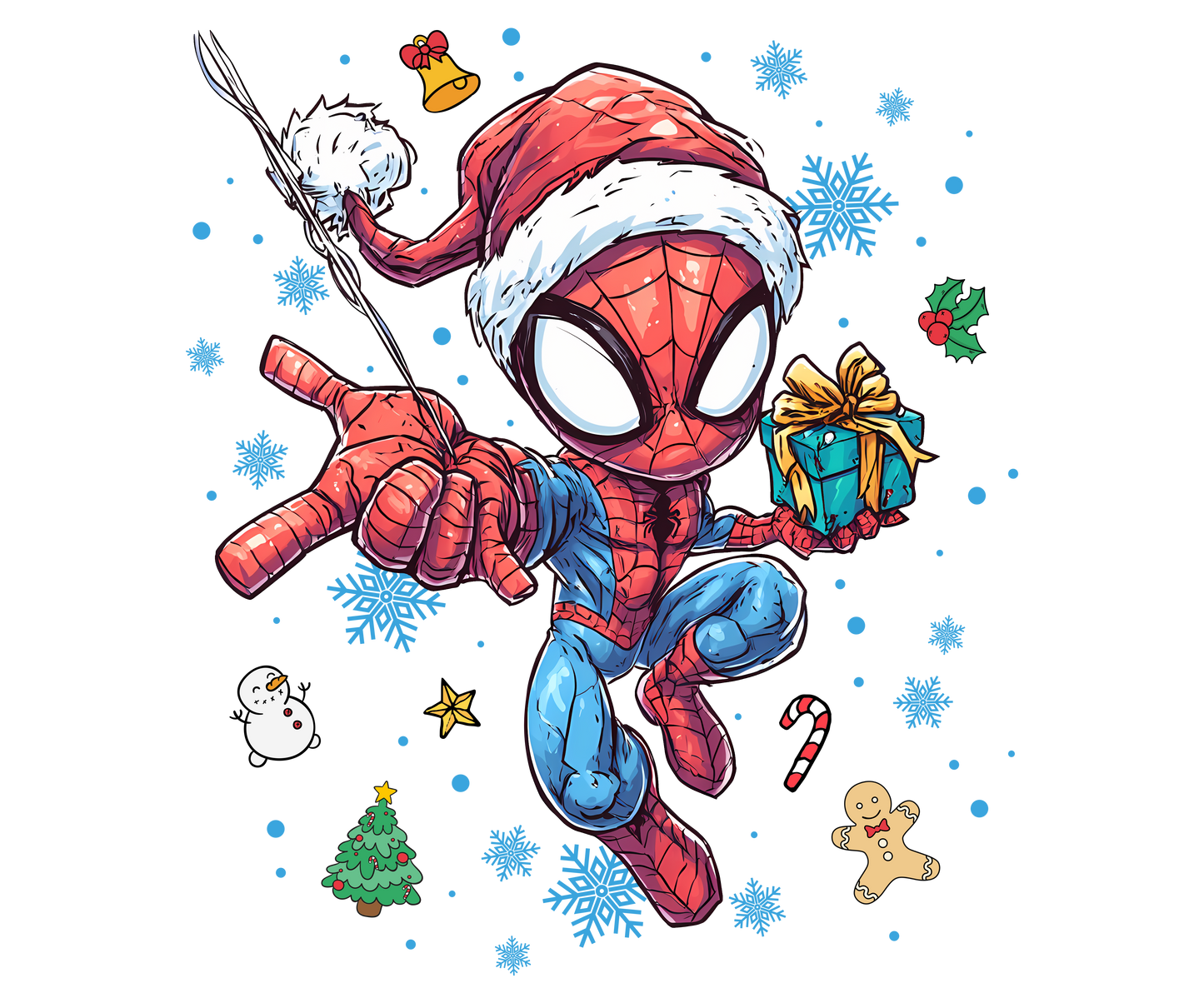 dtf child size t-shirt transfers Christmas