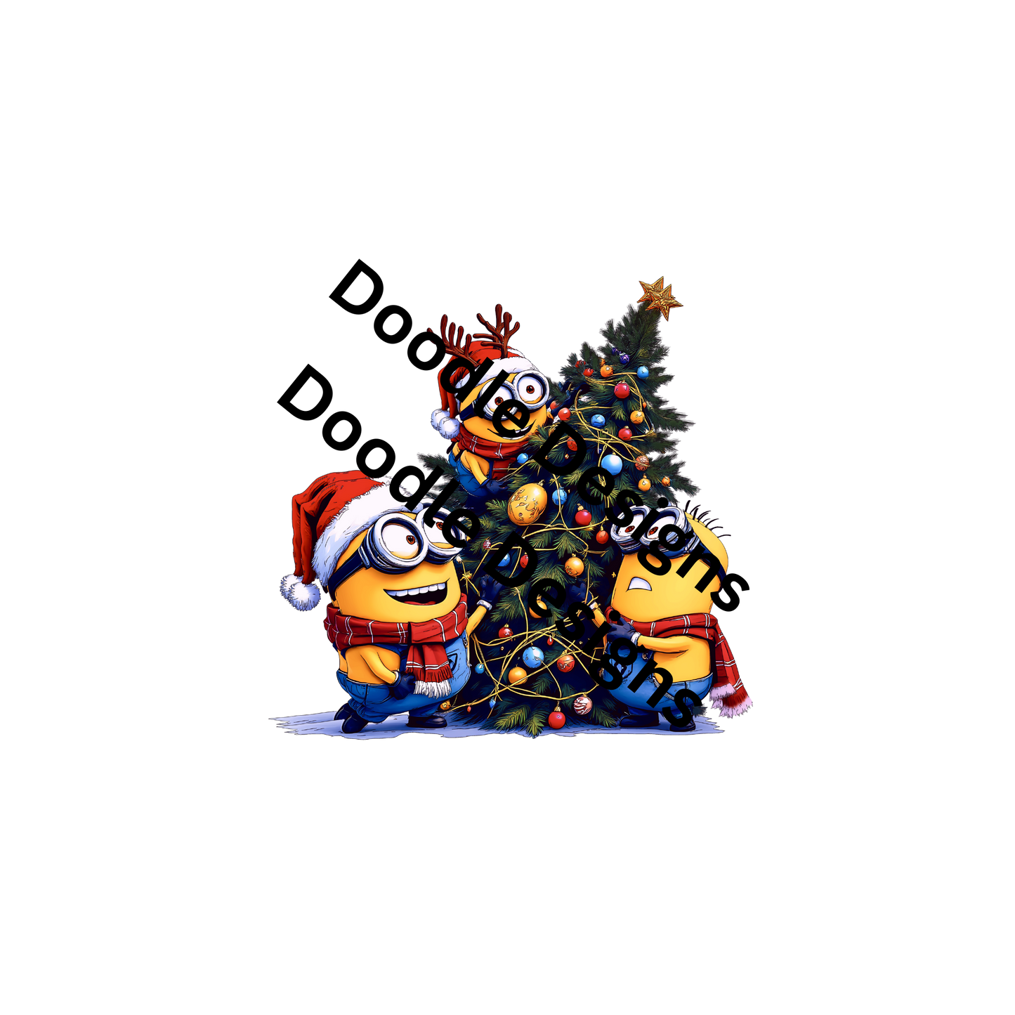 dtf child size t-shirt transfers Christmas