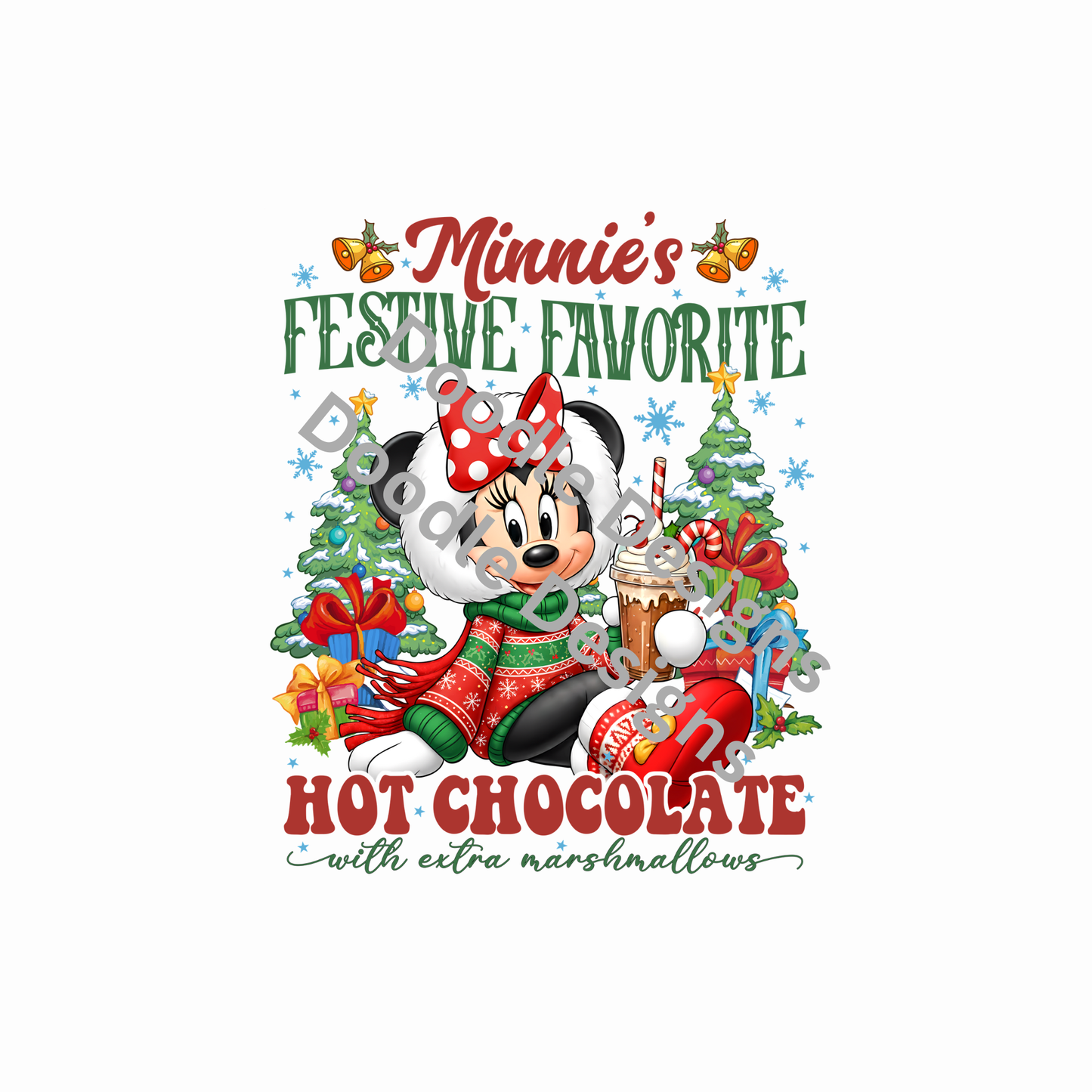 dtf child size t-shirt transfers Christmas