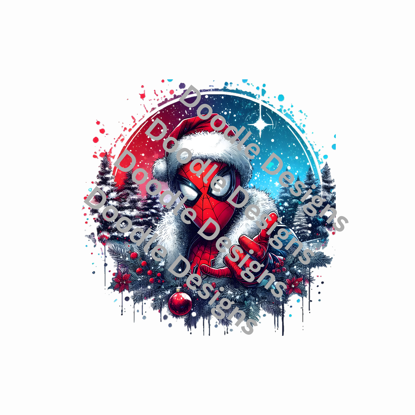 dtf child size t-shirt transfers Christmas