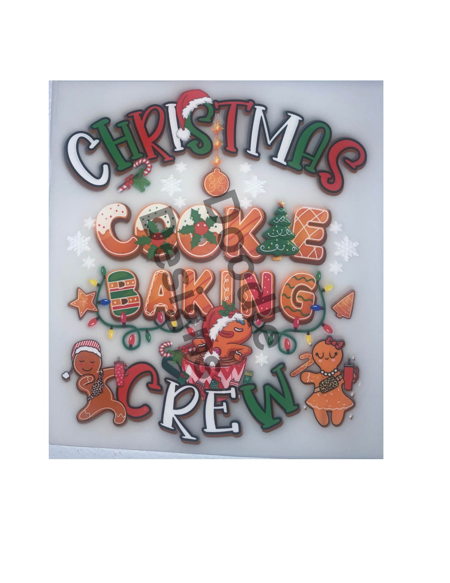 dtf child size t-shirt transfers Christmas