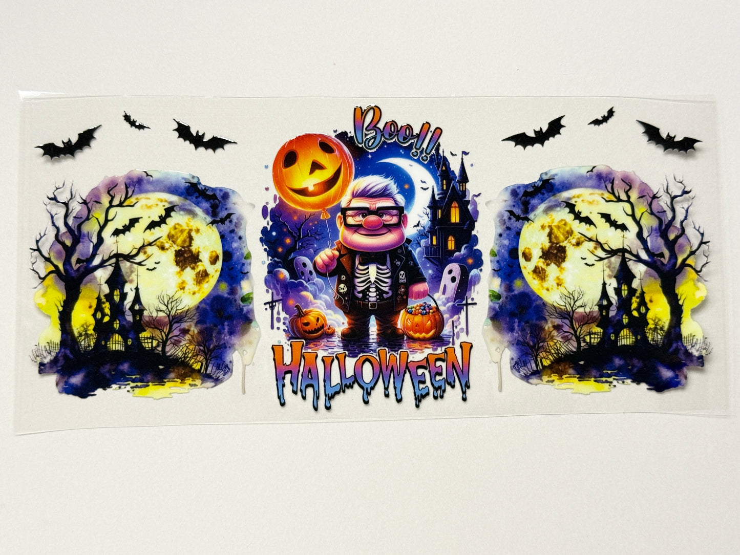 UV DTF Cup Wrap Halloween Up