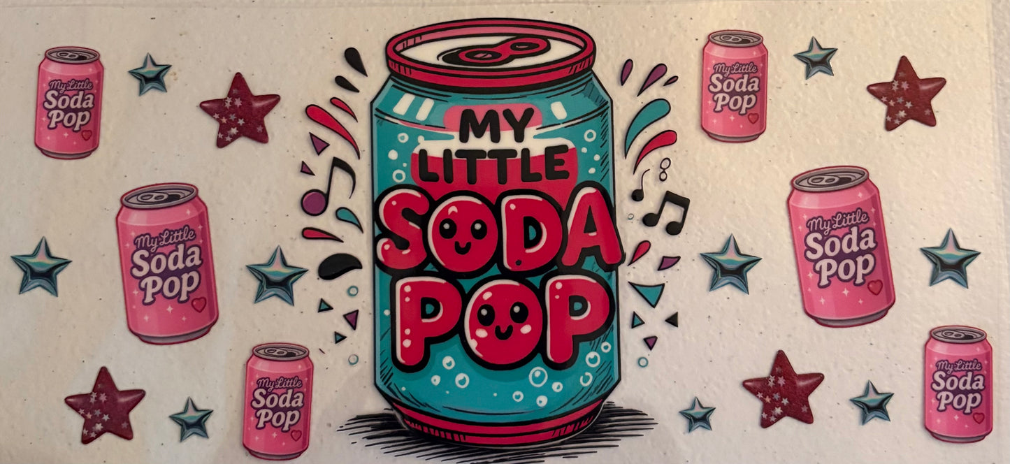 Uv dtf 16oz cup wraps "soda pop"