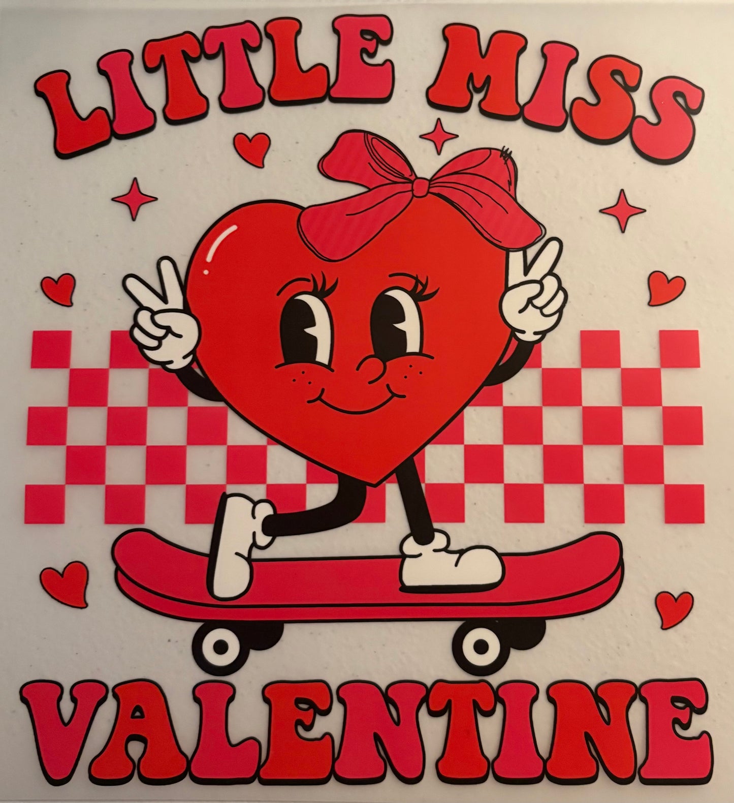 dtf child size t-shirt transfers "valentine"