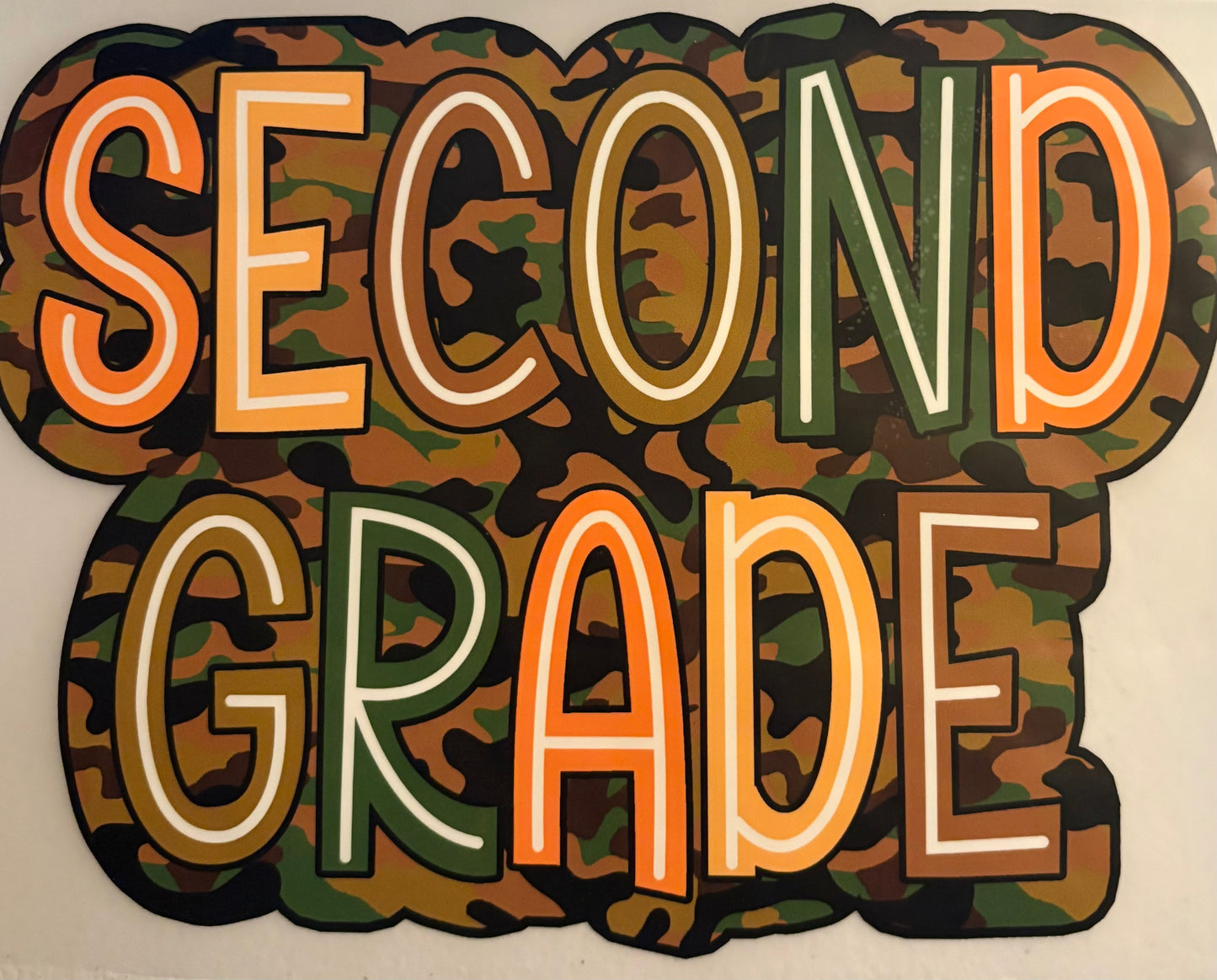 dtf child size t-shirt transfers "2nd grade"