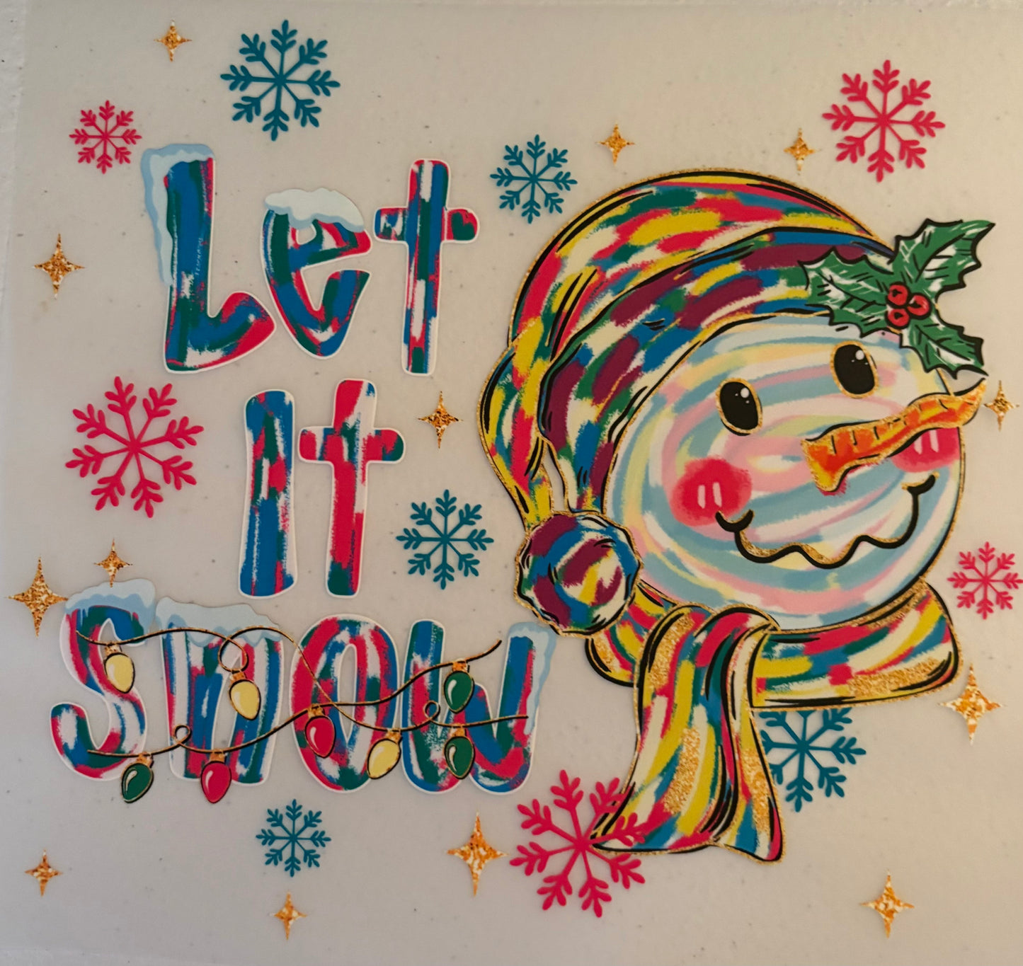 dtf child size t-shirt transfers winter