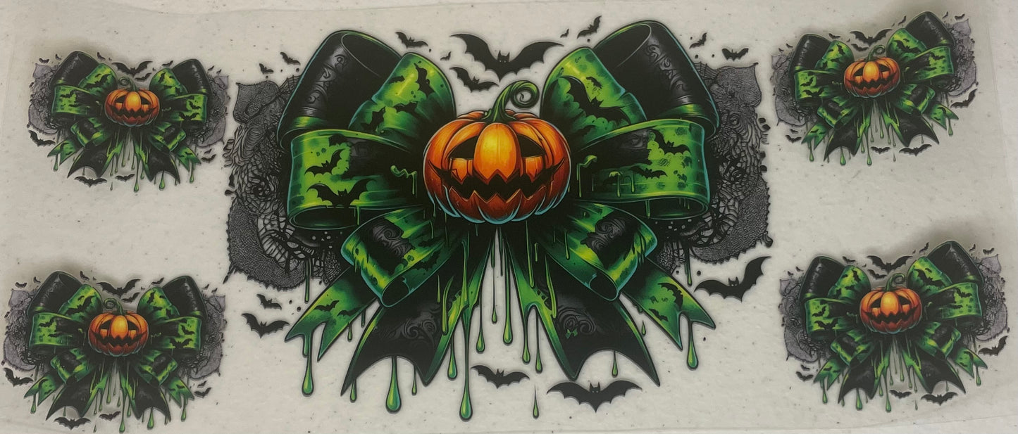 UV DTF Cup Wrap, Halloween