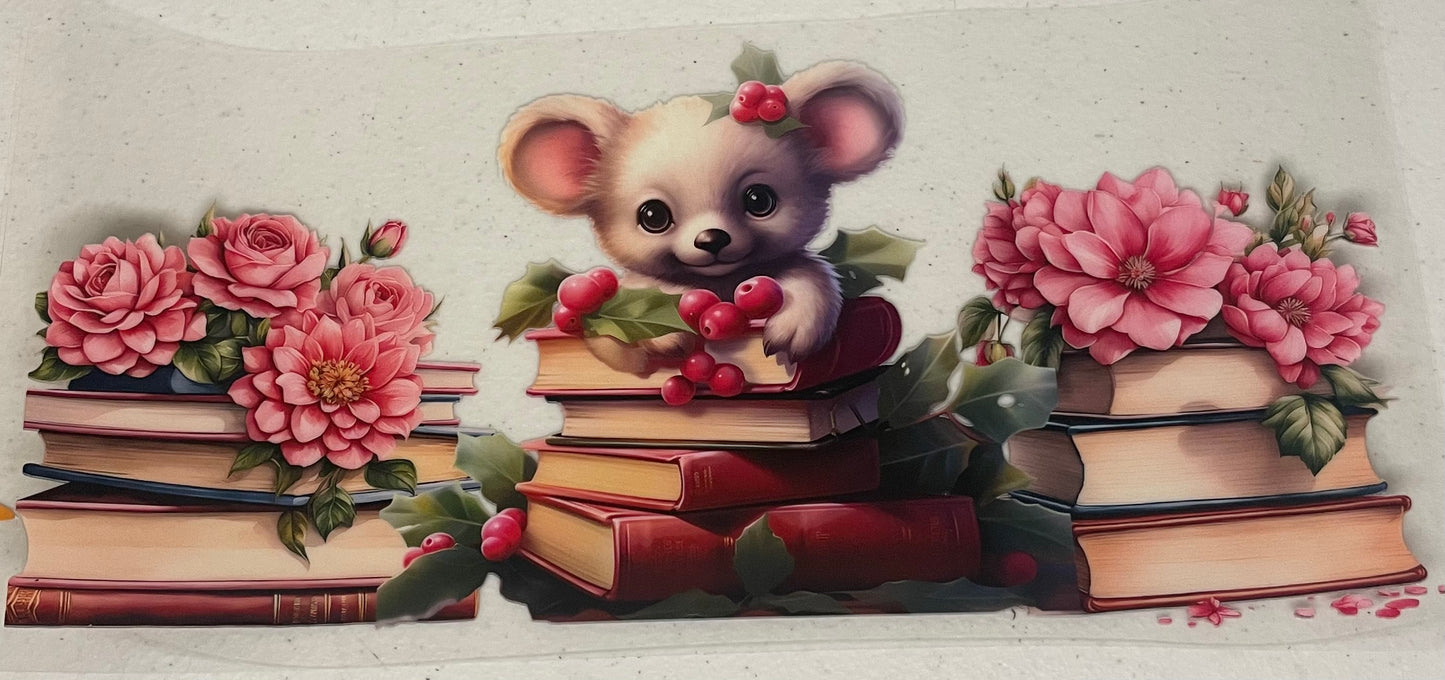 UV DTF Cup Wrap, Book Mouse