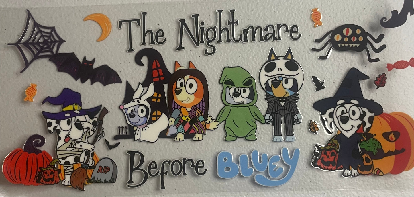 UV DTF Cup Wrap, Halloween