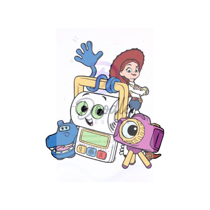 dtf child size t-shirt transfers "Toy Story New Characters"