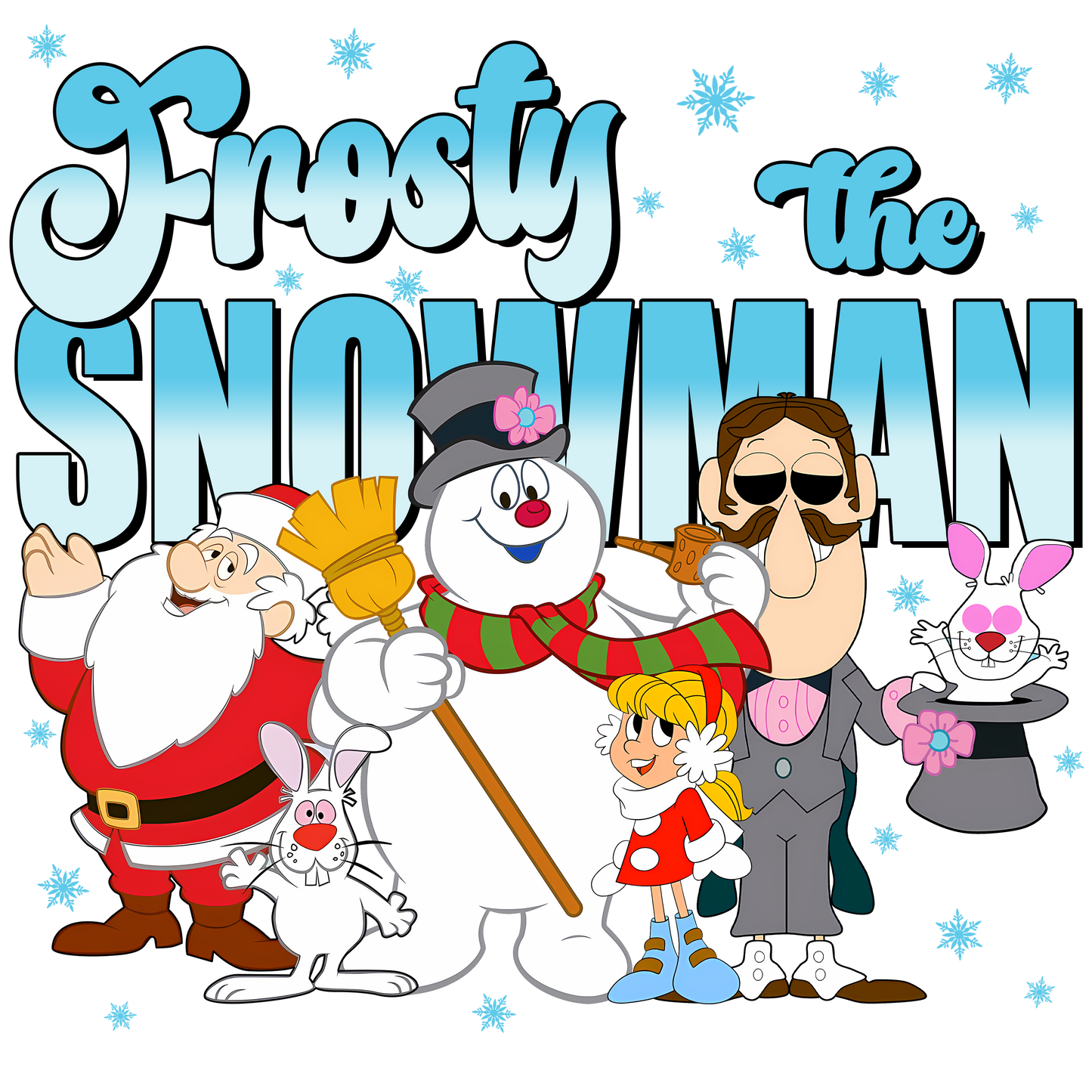 dtf child size t-shirt transfers Christmas