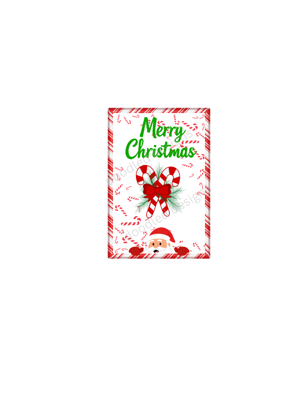 Digital Download. "Christmas candy cane" PNG+SVG