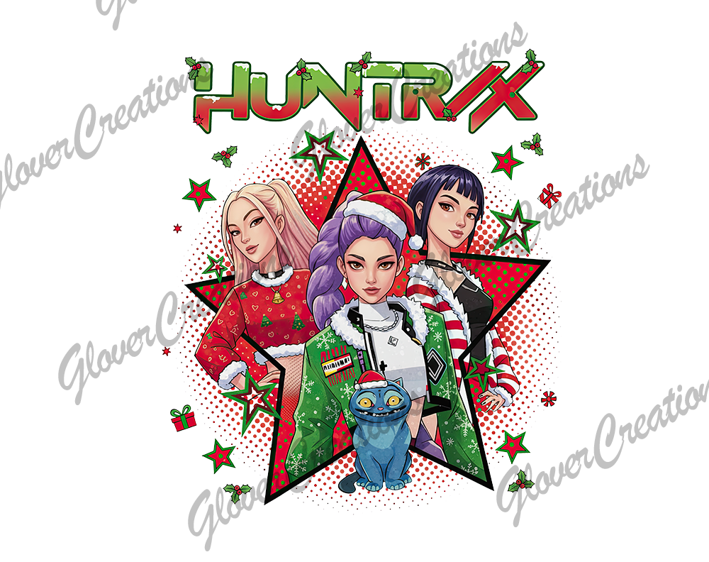 dtf child size t-shirt transfers Christmas