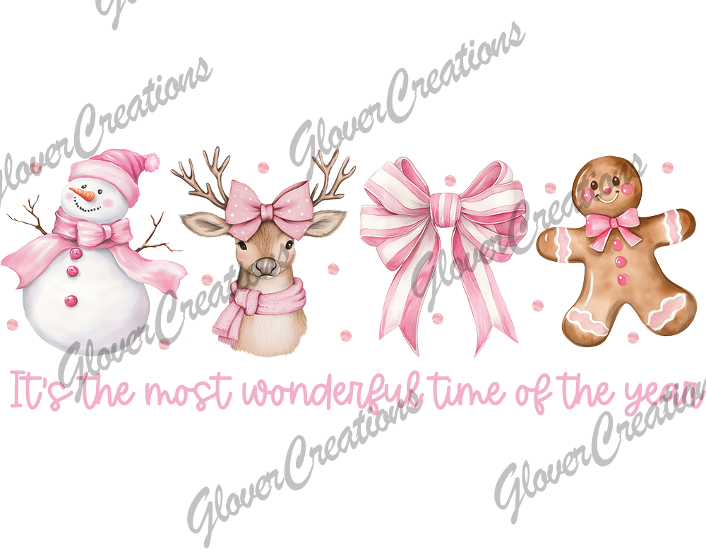 dtf child size t-shirt transfers Christmas