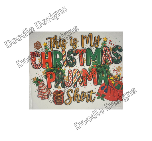 dtf child size t-shirt transfers Christmas