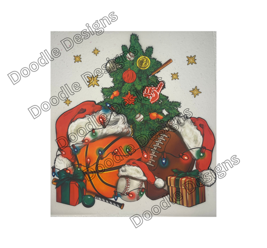 dtf child size t-shirt transfers Christmas