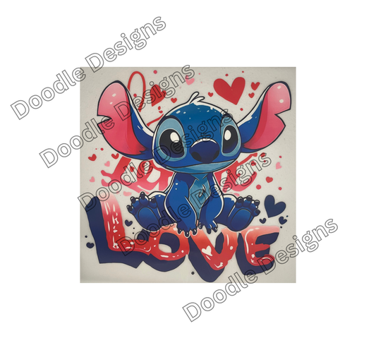 dtf child size t-shirt transfers Valentine