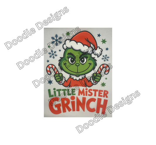 dtf child size t-shirt transfers Christmas