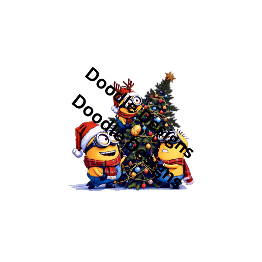 dtf child size t-shirt transfers Christmas