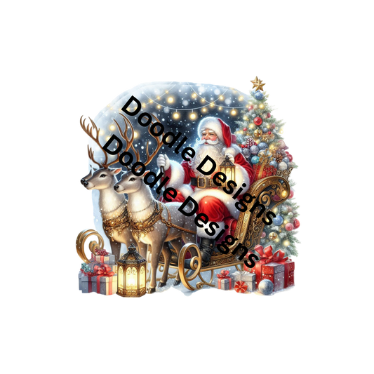 dtf child size t-shirt transfers Christmas