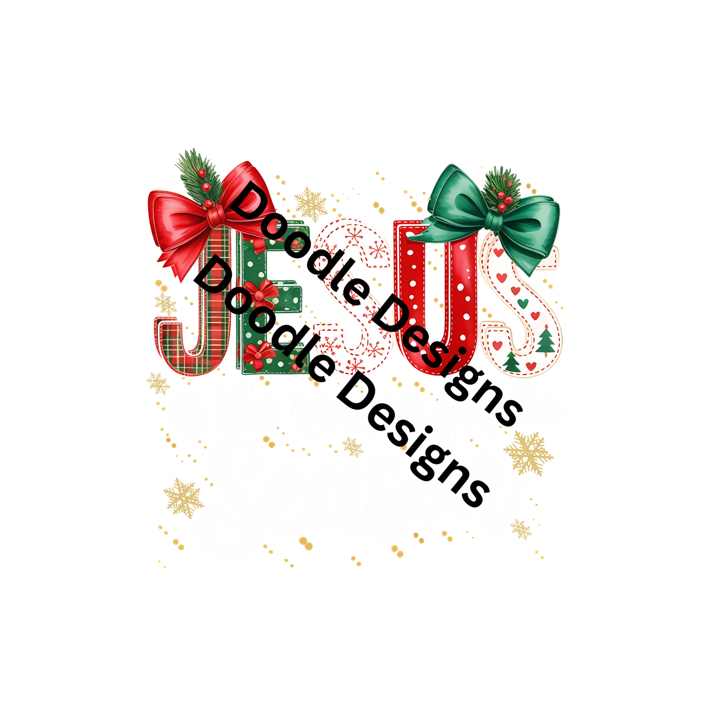 dtf child size t-shirt transfers Christmas