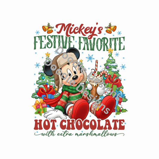 dtf child size t-shirt transfers Christmas