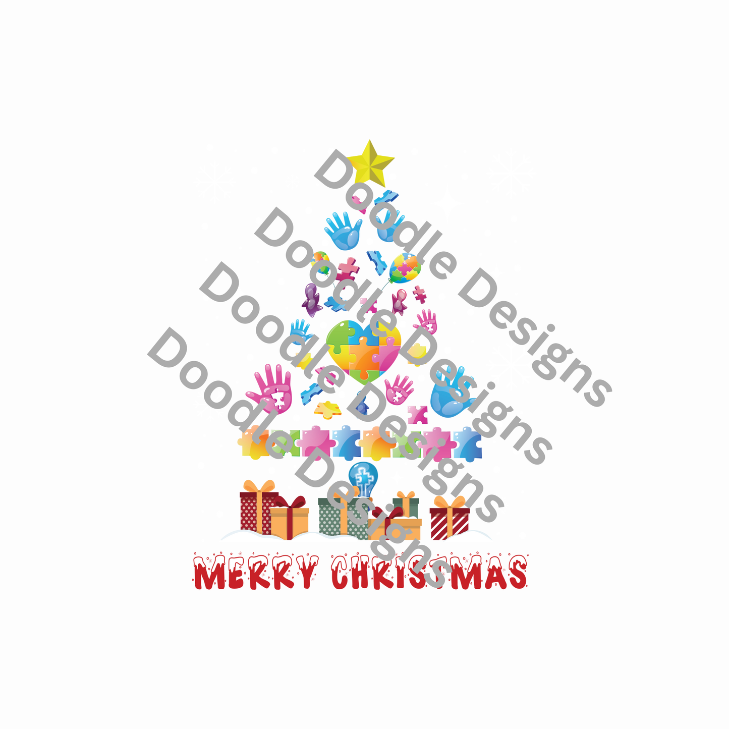 dtf child size t-shirt transfers Christmas