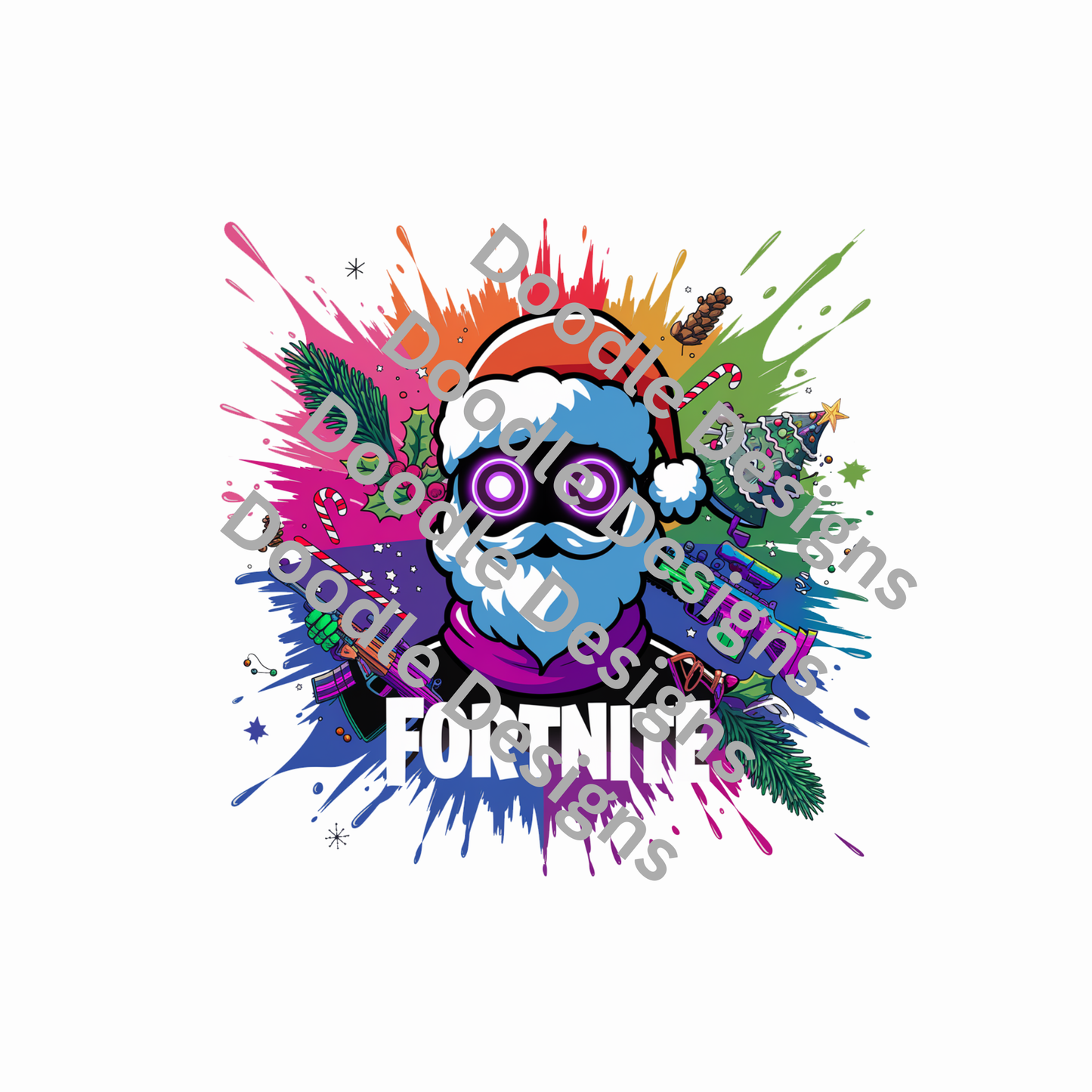 dtf child size t-shirt transfers Christmas