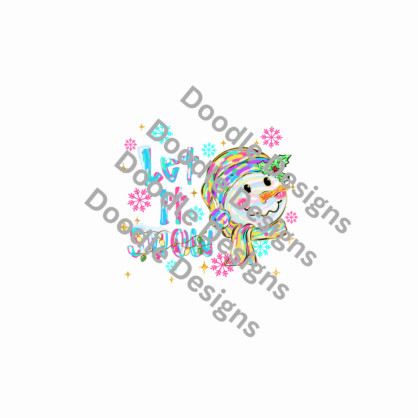 dtf child size t-shirt transfers Christmas