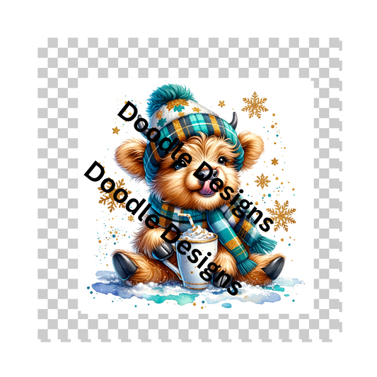 dtf child size t-shirt transfers Christmas