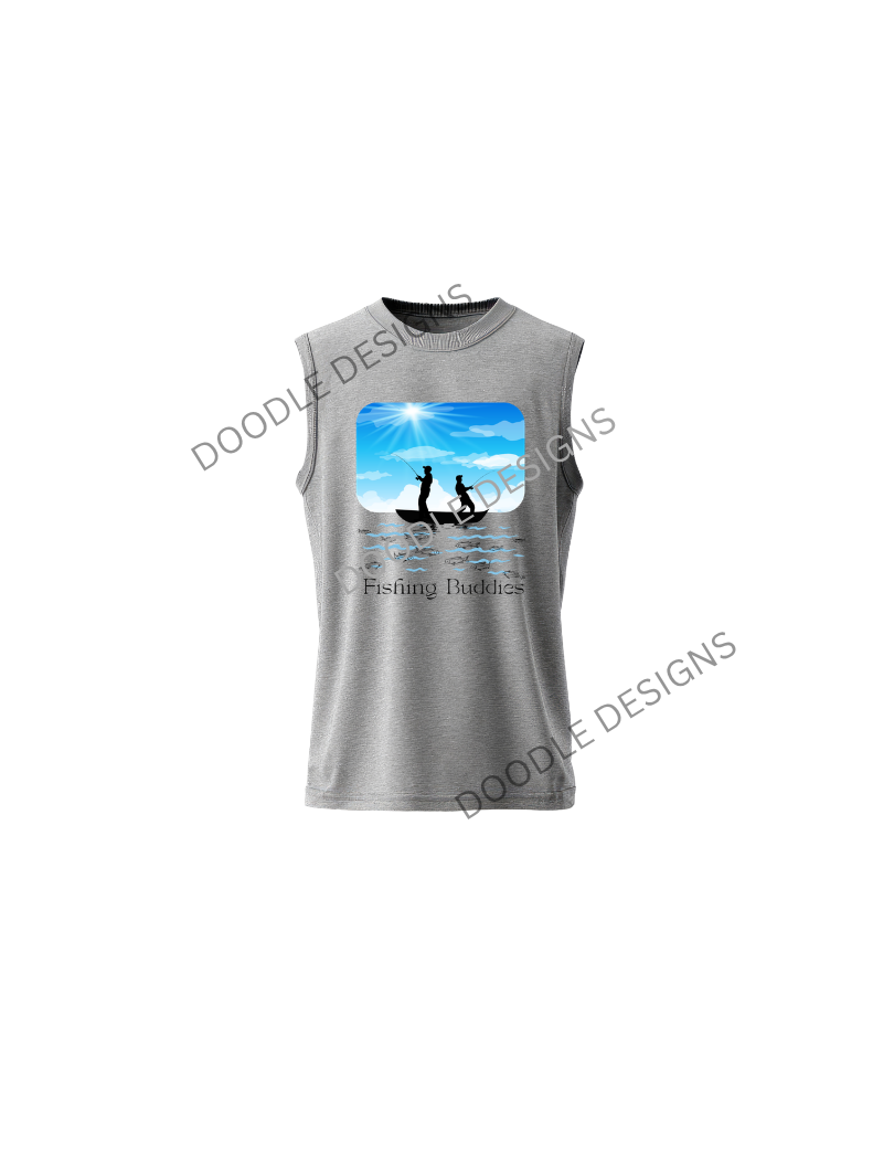 Digital Download. "Fishing Buddies" PNG+SVG