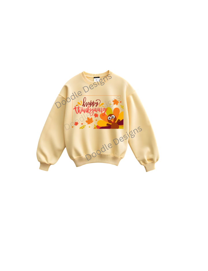 Digital Download. "Happy Thanksgiving 2" PNG+SVG