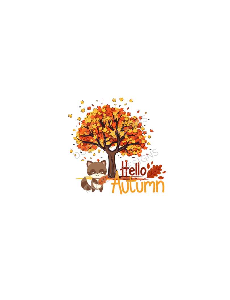 Digital Download. "Hello Autumn" PNG+SVG