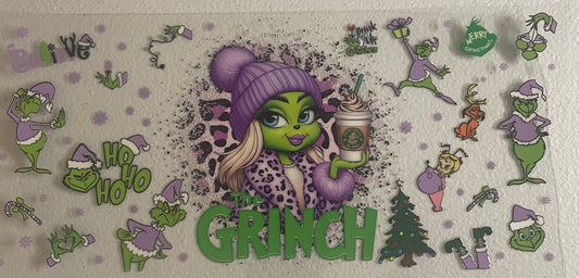 UV DTF Cup Wrap,  Christmas