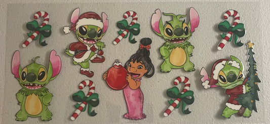 UV DTF Cup Wrap,  Christmas