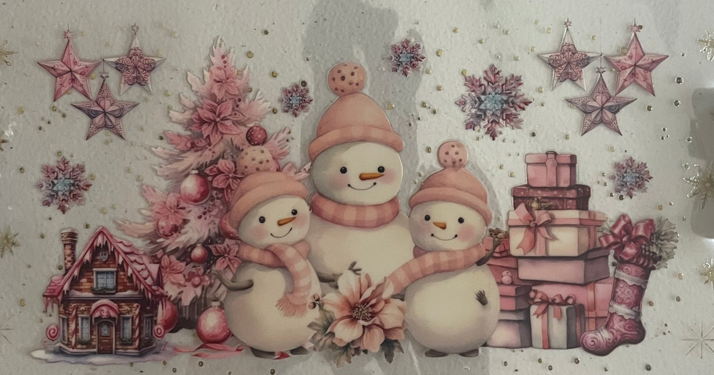UV DTF Cup Wrap Christmas
