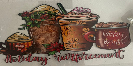 UV DTF Cup Wrap,  Christmas