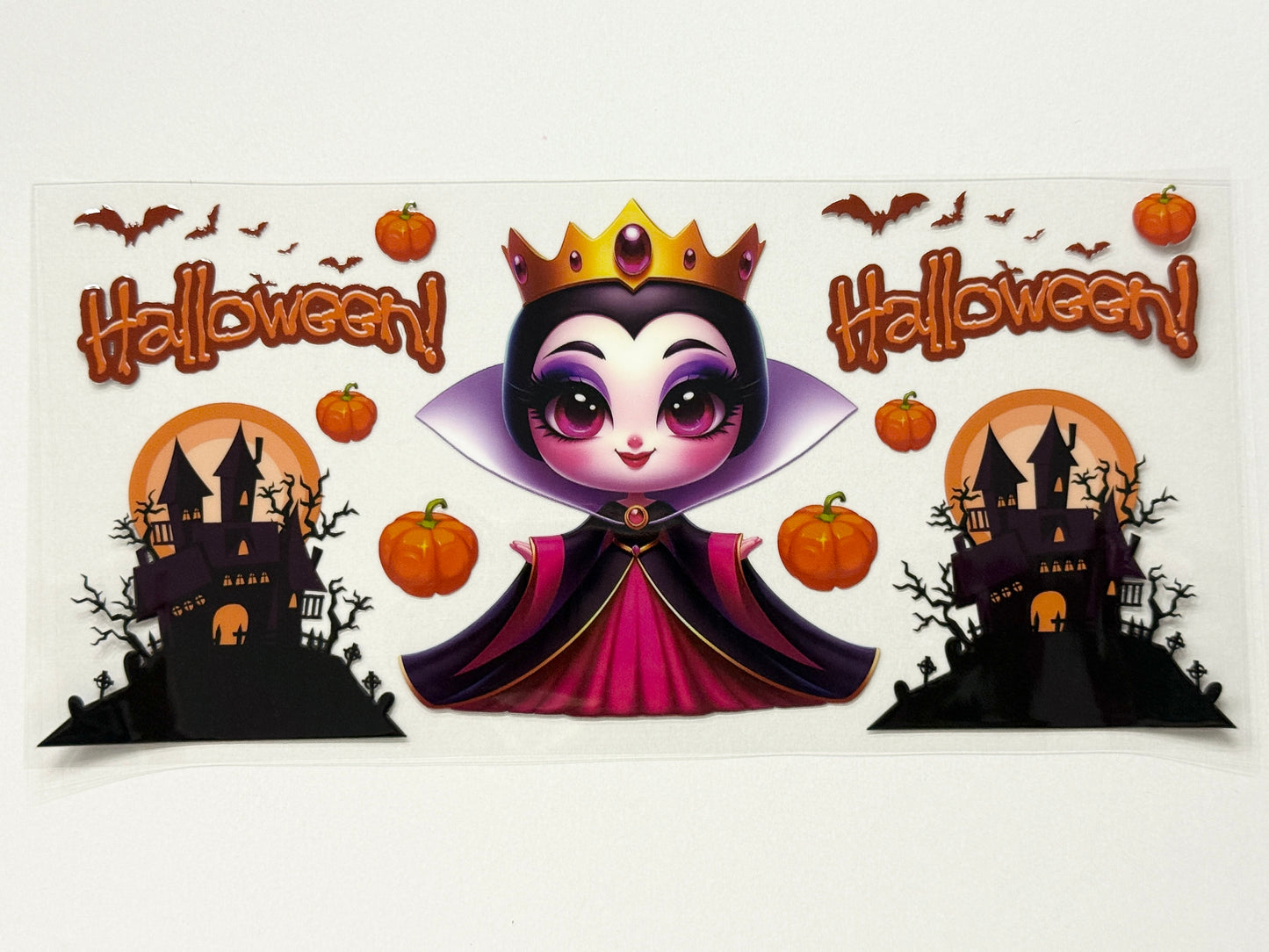 UV DTF Cup Wrap Halloween Evil SW Queen