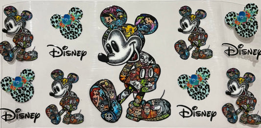 Uv dtf 16oz cup wraps   "Mickey"