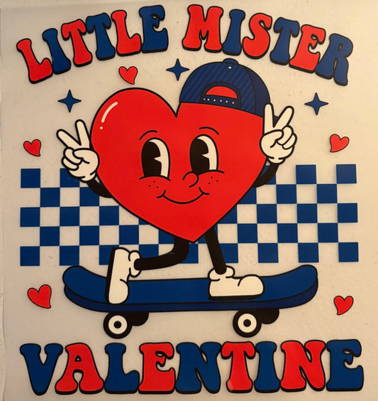 dtf child size t-shirt transfers "valentine"