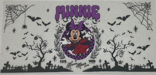 UV DTF Cup Wrap,  Halloween minnie