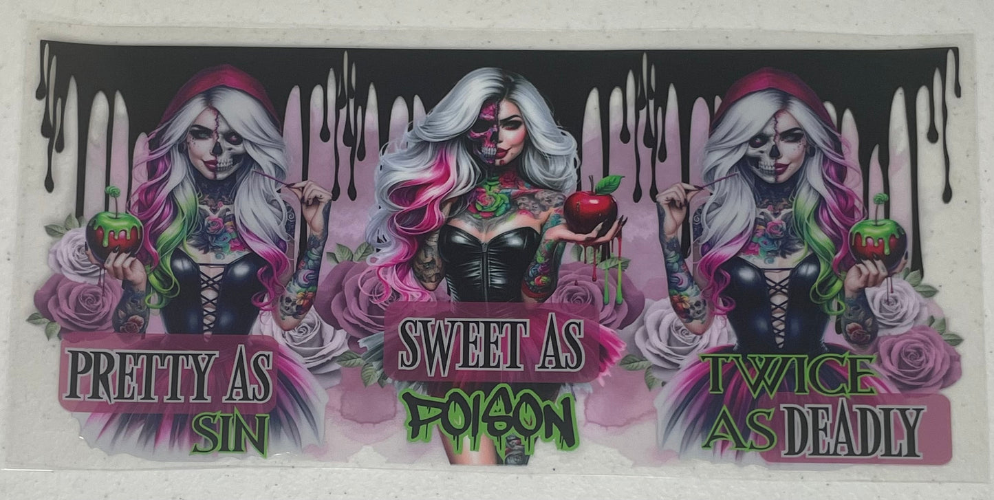 UV DTF Cup Wrap, Halloween