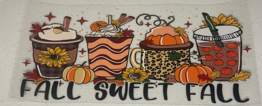 UV DTF Cup Wrap,  Fall