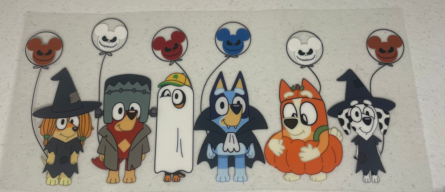 UV DTF Cup Wrap,  Halloween