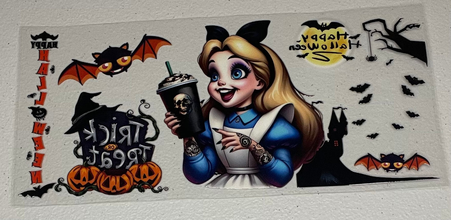 UV DTF Cup Wrap,  halloween