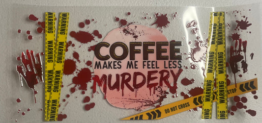 UV DTF Cup Wrap,  coffee