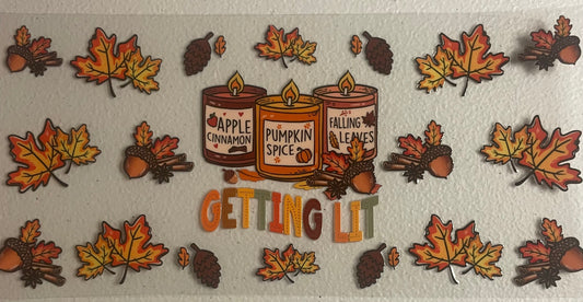 UV DTF Cup Wrap,  FALL