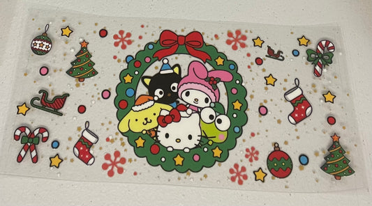 UV DTF Cup Wrap,  Christmas