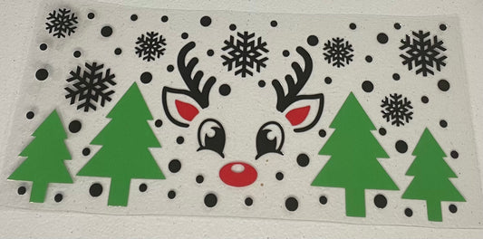 UV DTF Cup Wrap,  Christmas