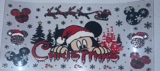 UV DTF Cup Wrap,  Christmas